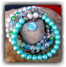 Load image into Gallery viewer, 4 Piece Handmade Beaded Bracelet - JUST BREATHE