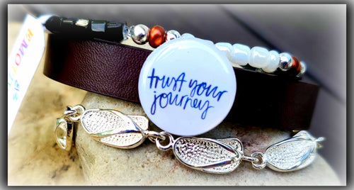 3 Piece Handmade Bracelet Set - TRUST YOUR JOURNEY